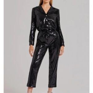 Nadine Merabi Jessie Black Co-Ord Set NWT